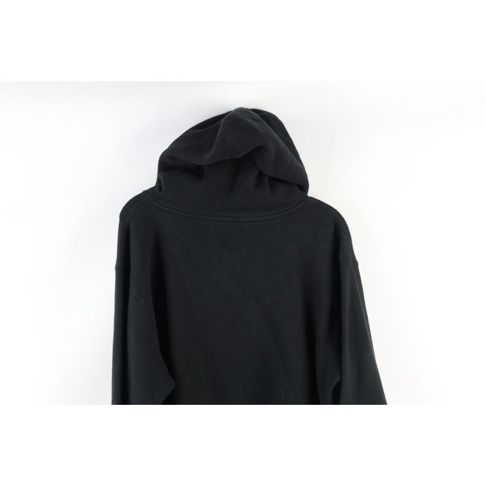 Streetwear Mens Small Faded Dolan Twins Skull Skeleton Hoodie Sweatshirt Black - Picture 7 of 11